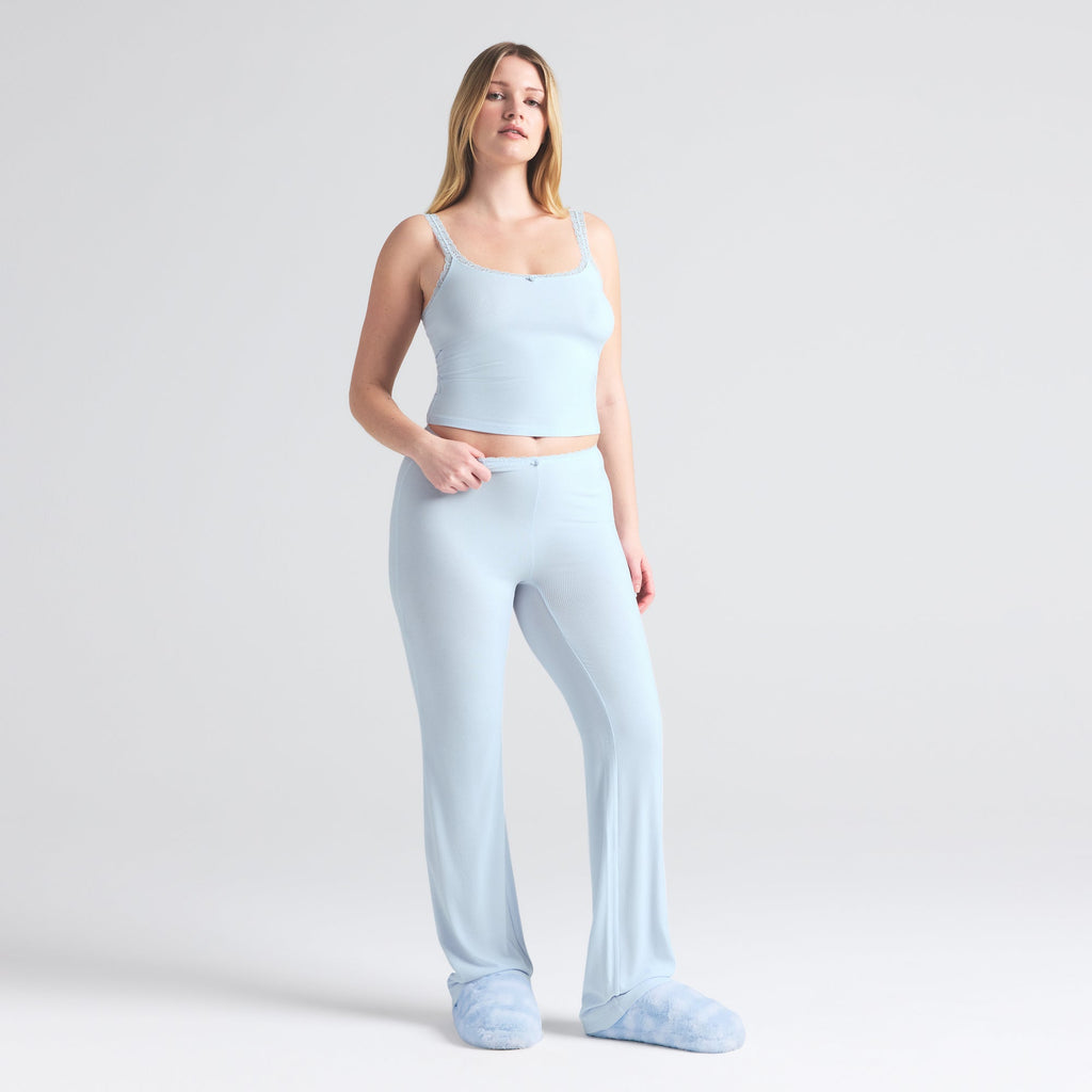 SOFT LOUNGE LACE CAMI | BLUE QUARTZ
