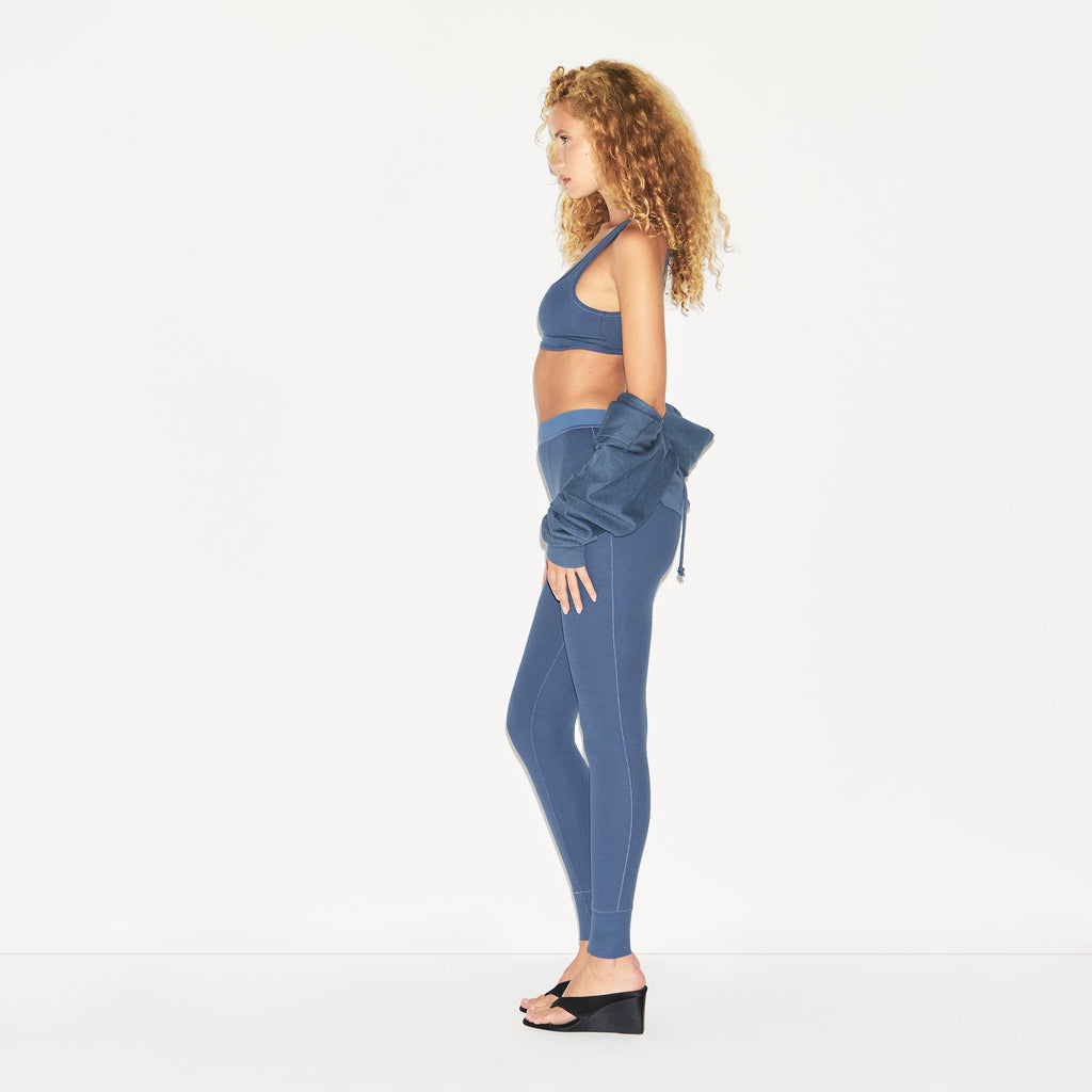 COTTON RIB LEGGING | HARBOR
