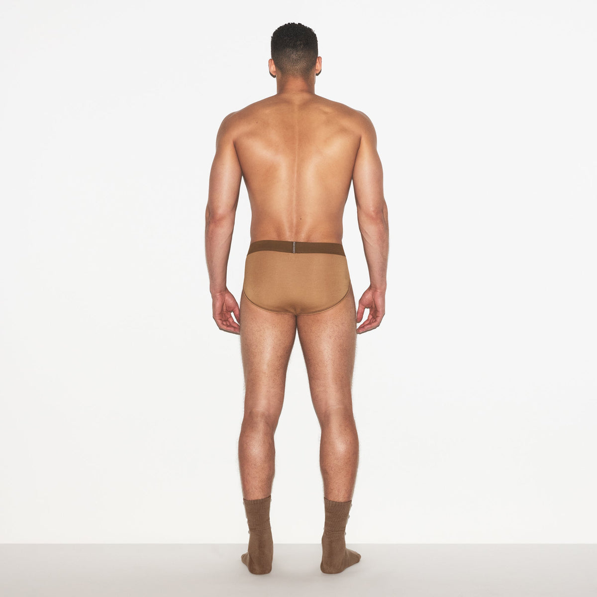 SKIMS COTTON MENS BRIEF 3-PACK | RUSSET MULTI
