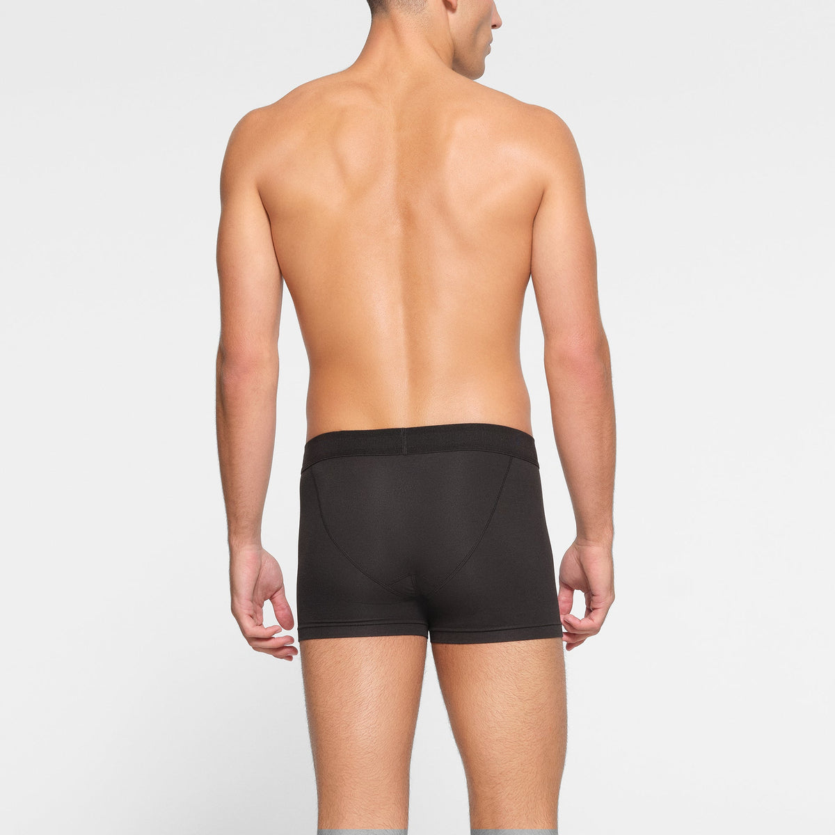 SKIMS COTTON MENS 3" BOXER BRIEF | ONYX