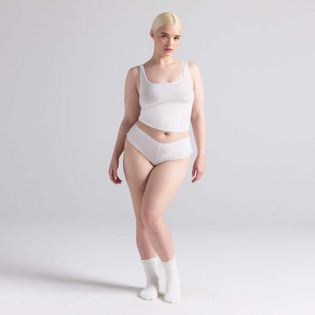 FITS EVERYBODY PICOT TANK AND HIPSTER SET | MARBLE