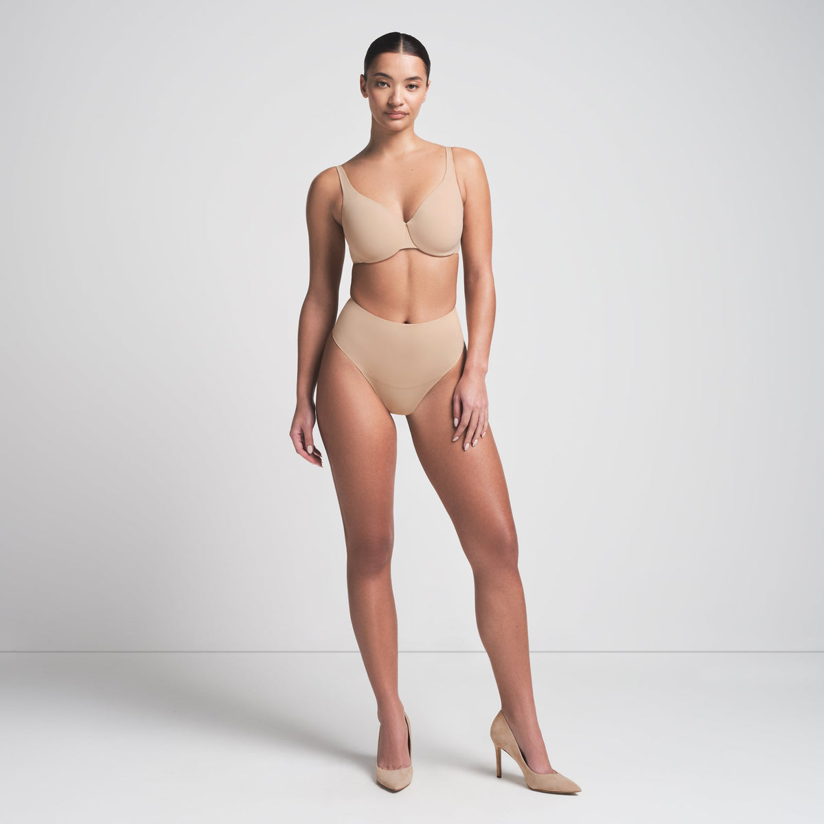 SMOOTHING INTIMATES UNLINED MINIMIZER BRA | CLAY