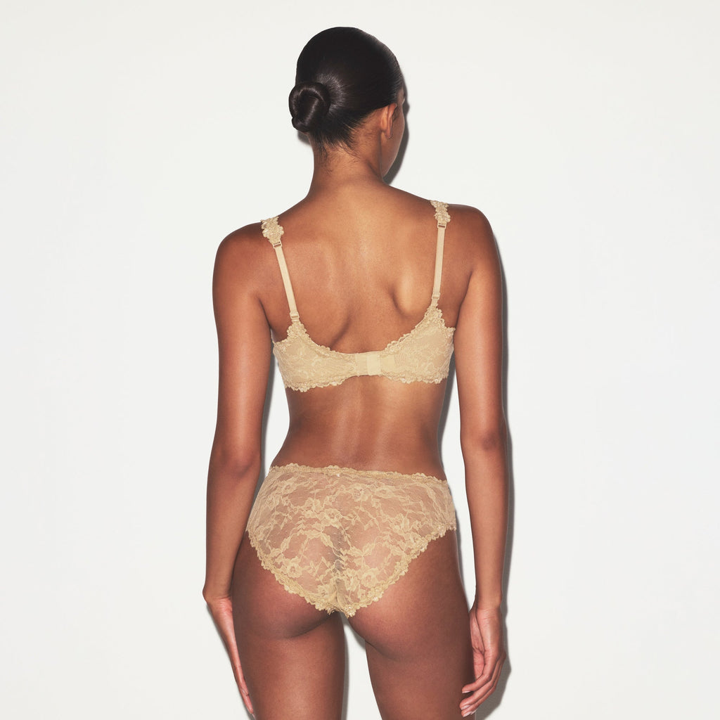 STRETCH LACE UNLINED FULL COVERAGE BRA | DELTA