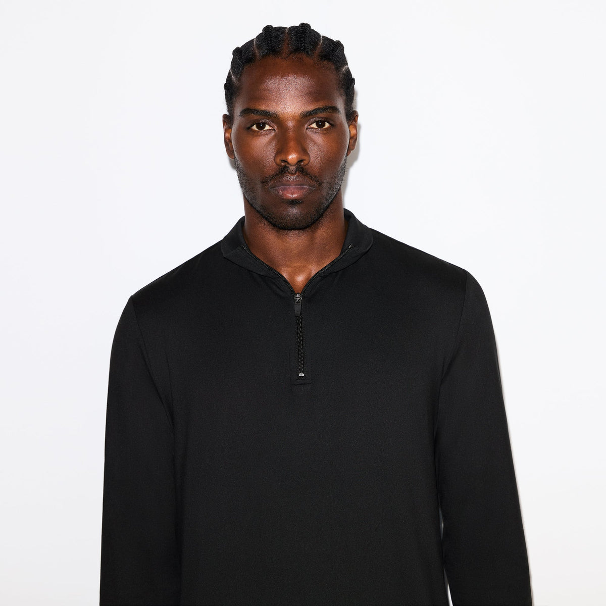 OUTDOOR JERSEY MENS QUARTER ZIP | ONYX