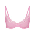 FITS EVERYBODY LACE UNLINED SCOOP BRA | BUBBLEGUM TONAL