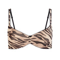 FITS EVERYBODY PICOT SKIMPY SCOOP BRALETTE | SAND TIGER PRINT