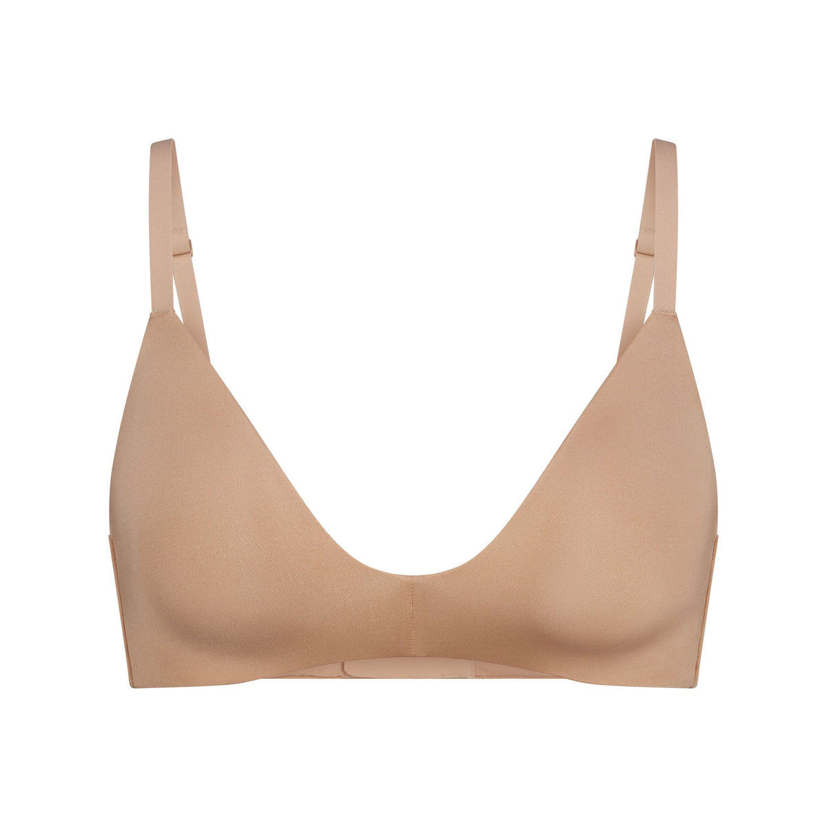 WIRELESS FORM T-SHIRT DEMI BRA | CLAY