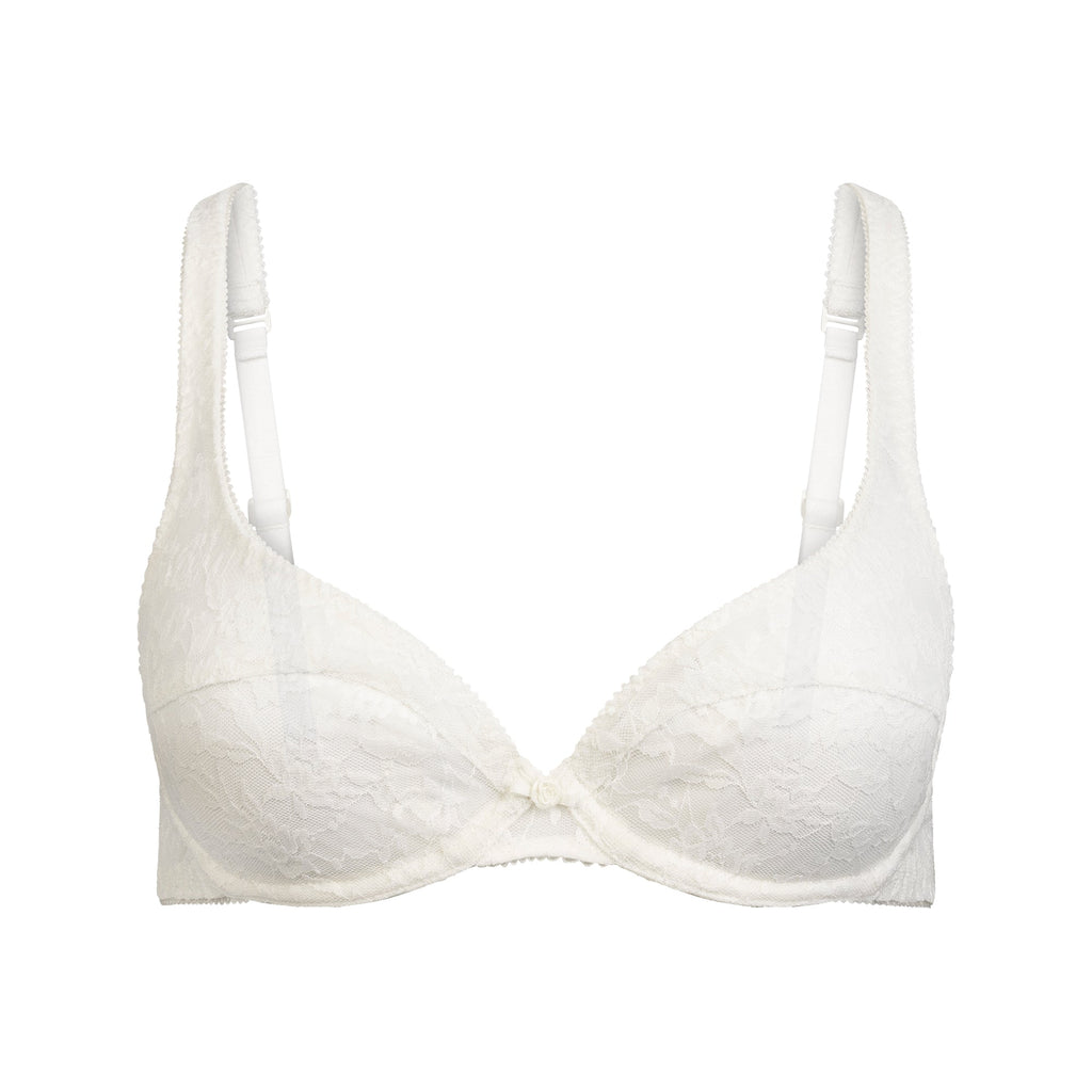 VINTAGE BRAS LACE UNLINED BRA | MARBLE