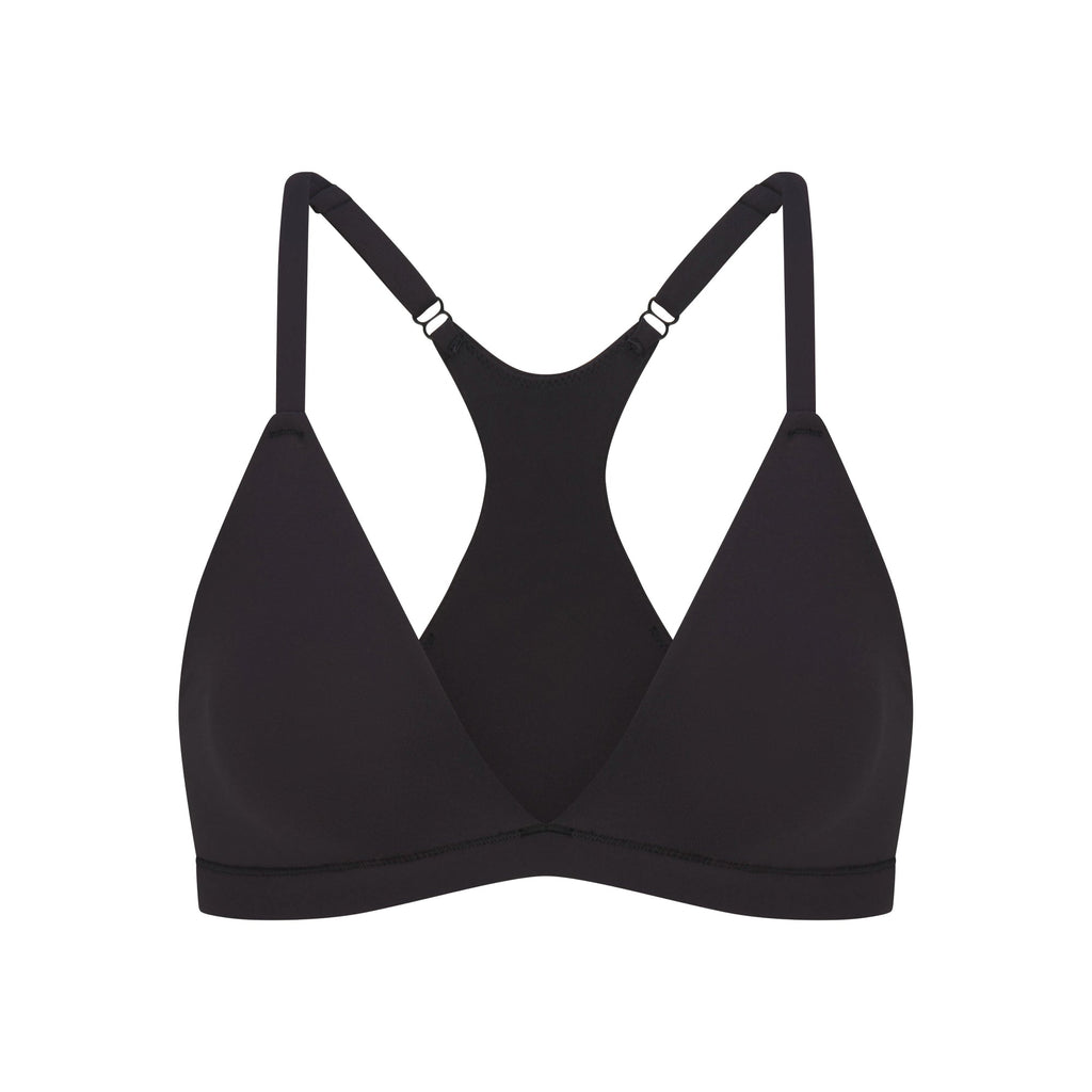FITS EVERYBODY RACERBACK TRIANGLE BRALETTE | ONYX