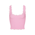 FITS EVERYBODY LACE TANK | BUBBLEGUM TONAL