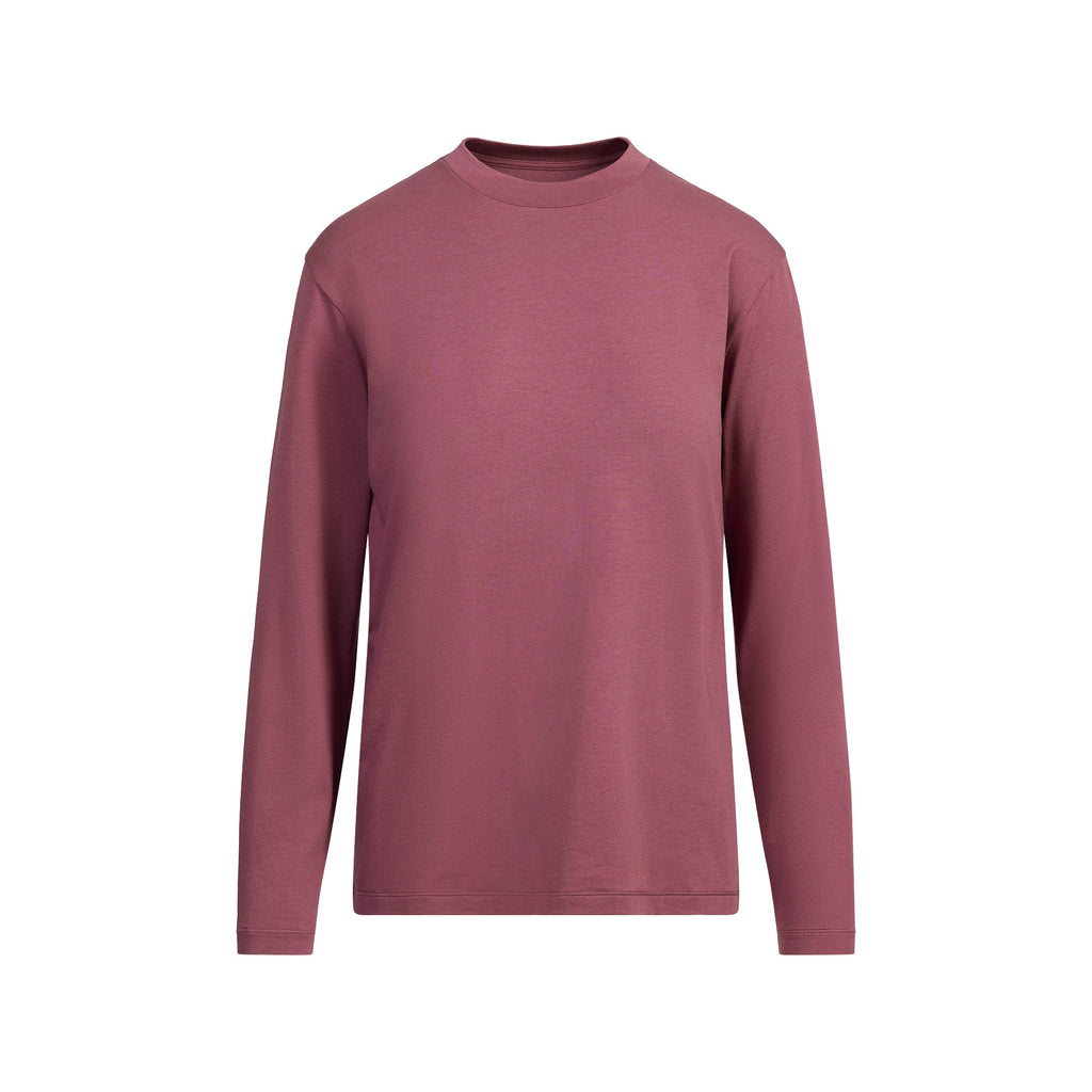BOYFRIEND LONG SLEEVE T-SHIRT | BEET