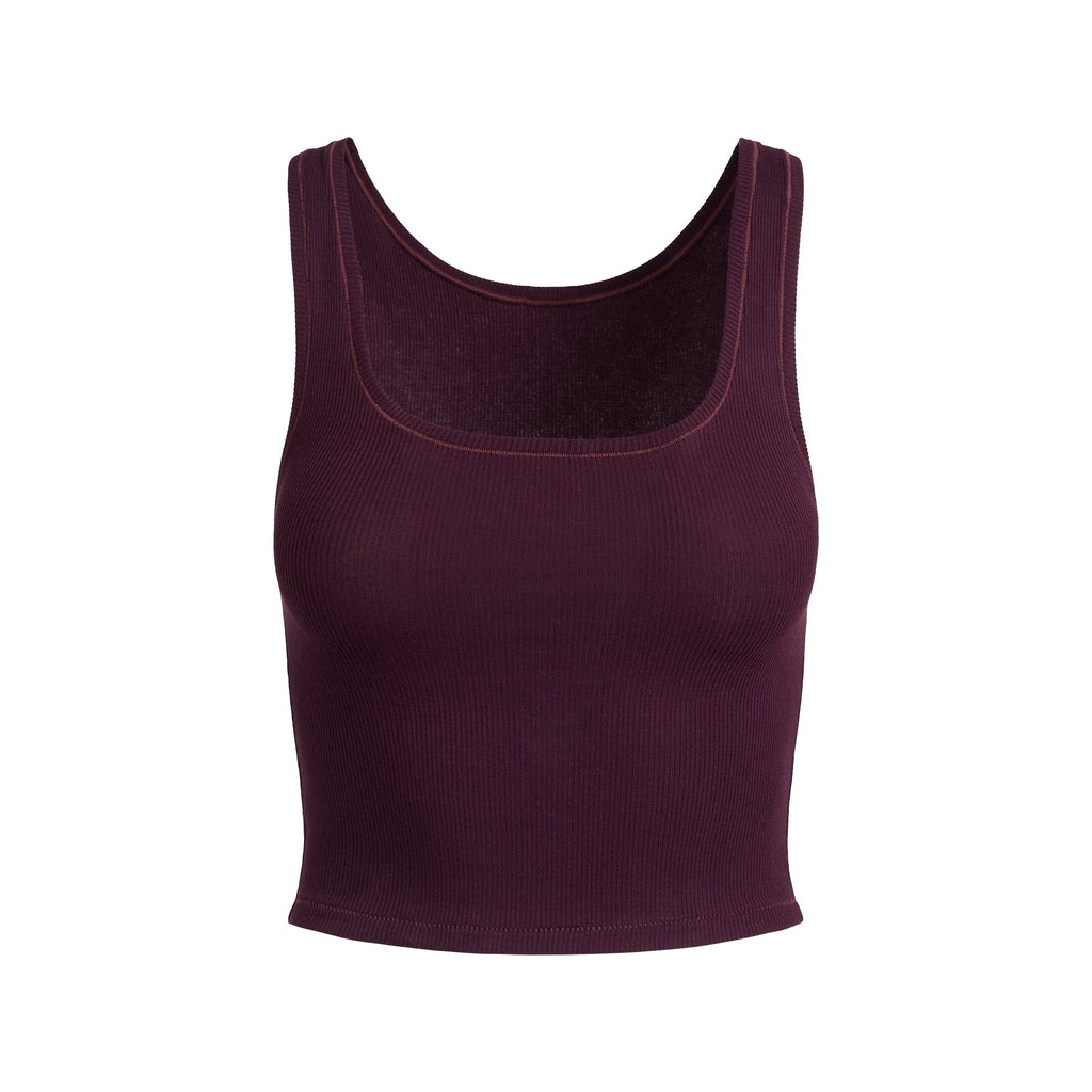 COTTON RIB TANK | CURRANT