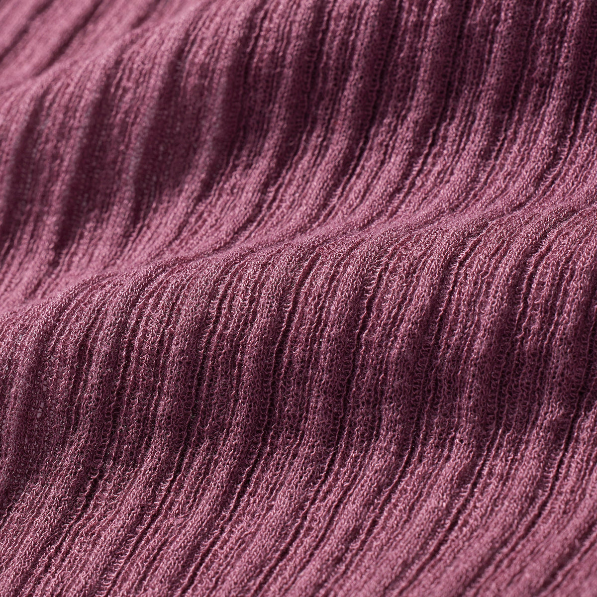 SHEER KNIT MOCK NECK TUNIC | BEET