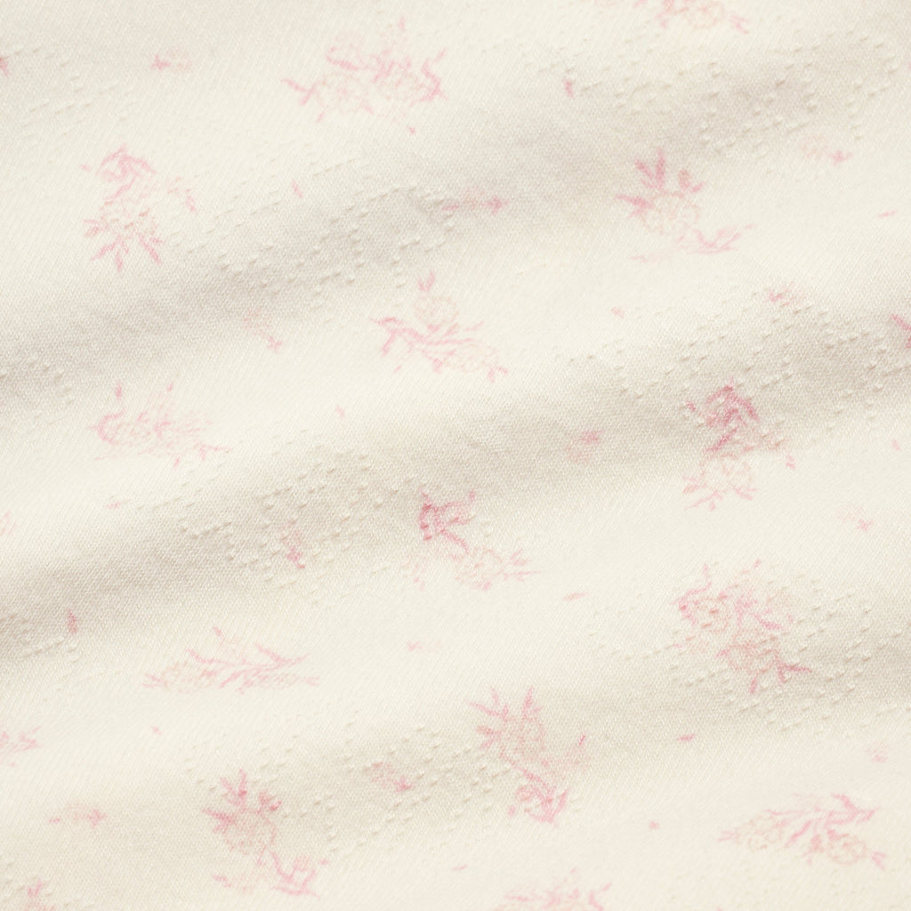 LOGO POINTELLE MINI DRESS | MARBLE HALITE FLORAL PRINT