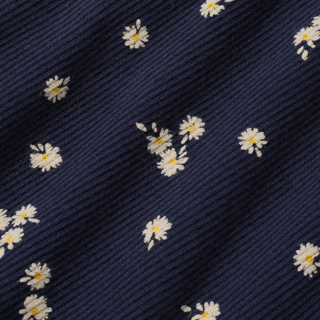 COTTON RIB BOXER 3-PACK | NAVY DAISY PRINT