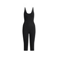SMOOTH LAYERS CAPRI CATSUIT | OBSIDIAN