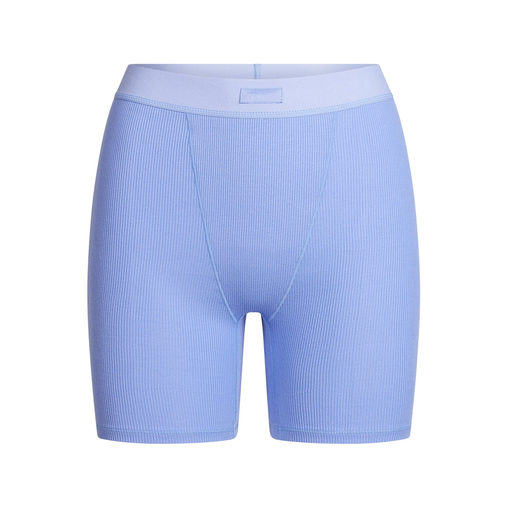 COTTON RIB BOXER | BLUE VIOLET