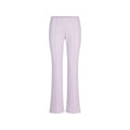 COTTON FLEECE LOW RISE SLIM PANT | PURPLE HEATHER