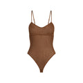 SHEER KNIT CAMI BODYSUIT | BISON