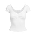 ULTRA LIGHT JERSEY SCOOP NECK T-SHIRT | SNOW