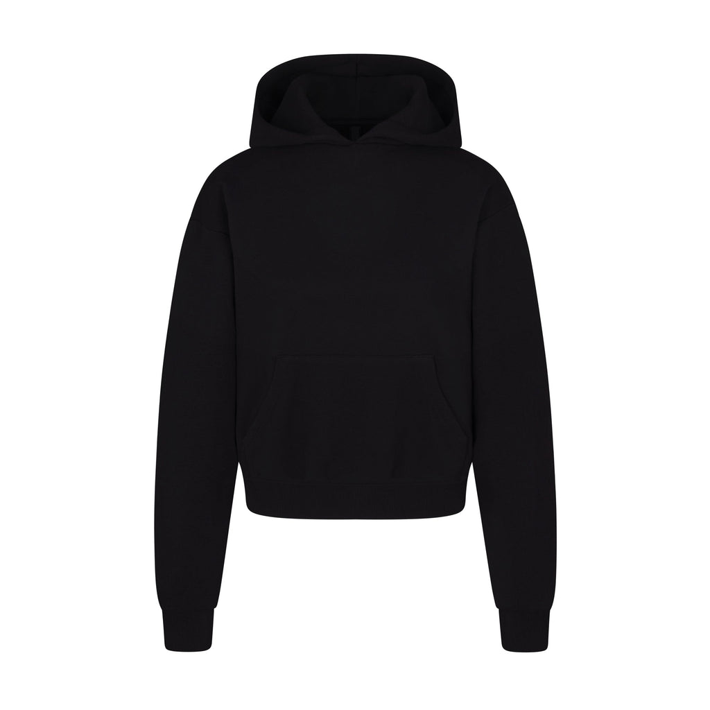 COTTON FLEECE CLASSIC HOODIE | ONYX