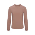FITS EVERYBODY MENS SLIM LONG SLEEVE T-SHIRT | UMBER