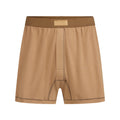 SKIMS COTTON MENS KNIT BOXER | RUSSET