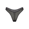 ULTRA FINE MESH THONG | ONYX