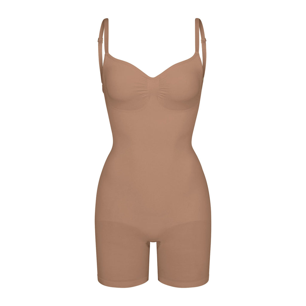 SEAMLESS SCULPT LOW BACK MID THIGH BODYSUIT | SIENNA