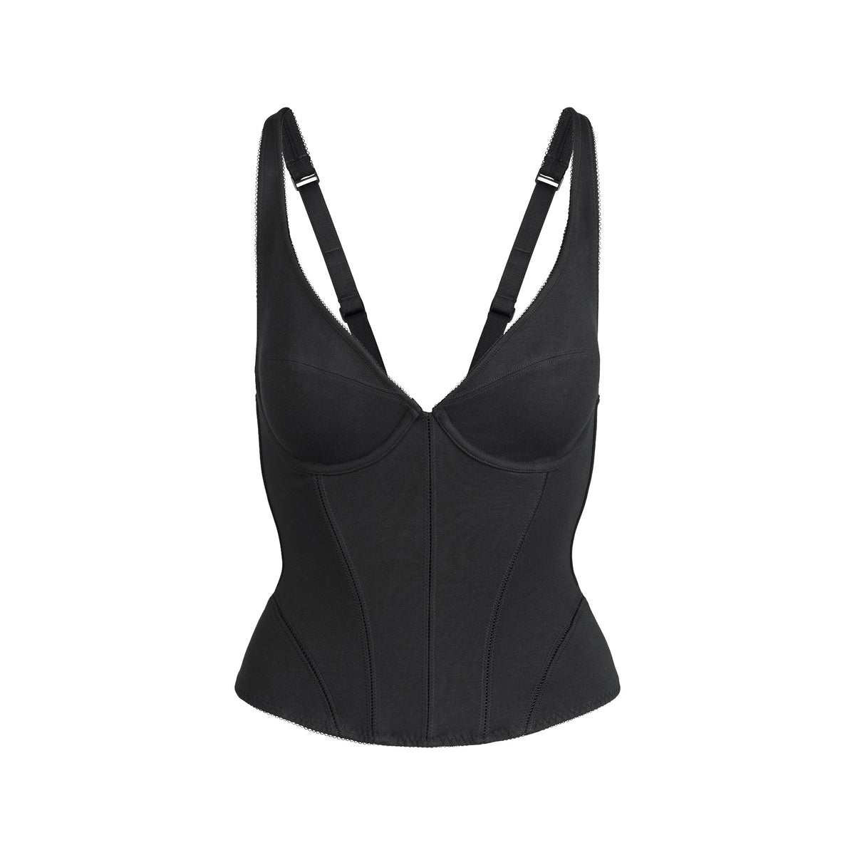 COTTON SHAPEWEAR CORSET | SOOT