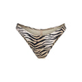 SIGNATURE SWIM TANGA BIKINI BOTTOM | CHAMPAGNE TIGER PRINT