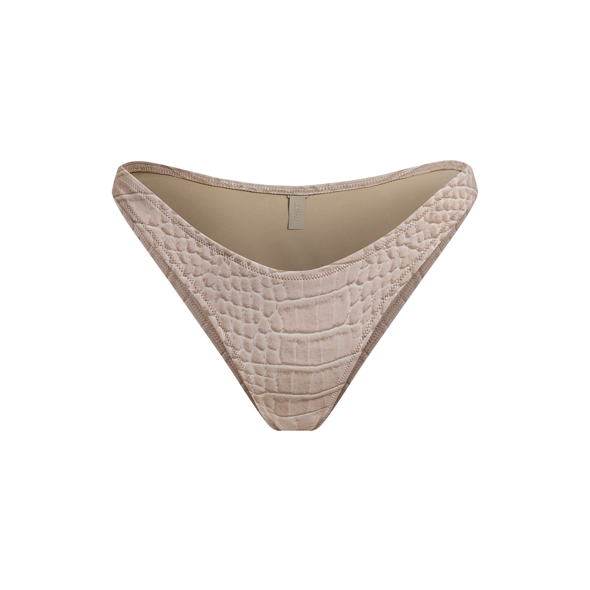 SIGNATURE SWIM TANGA BIKINI BOTTOM | DUNE CROCODILE PRINT