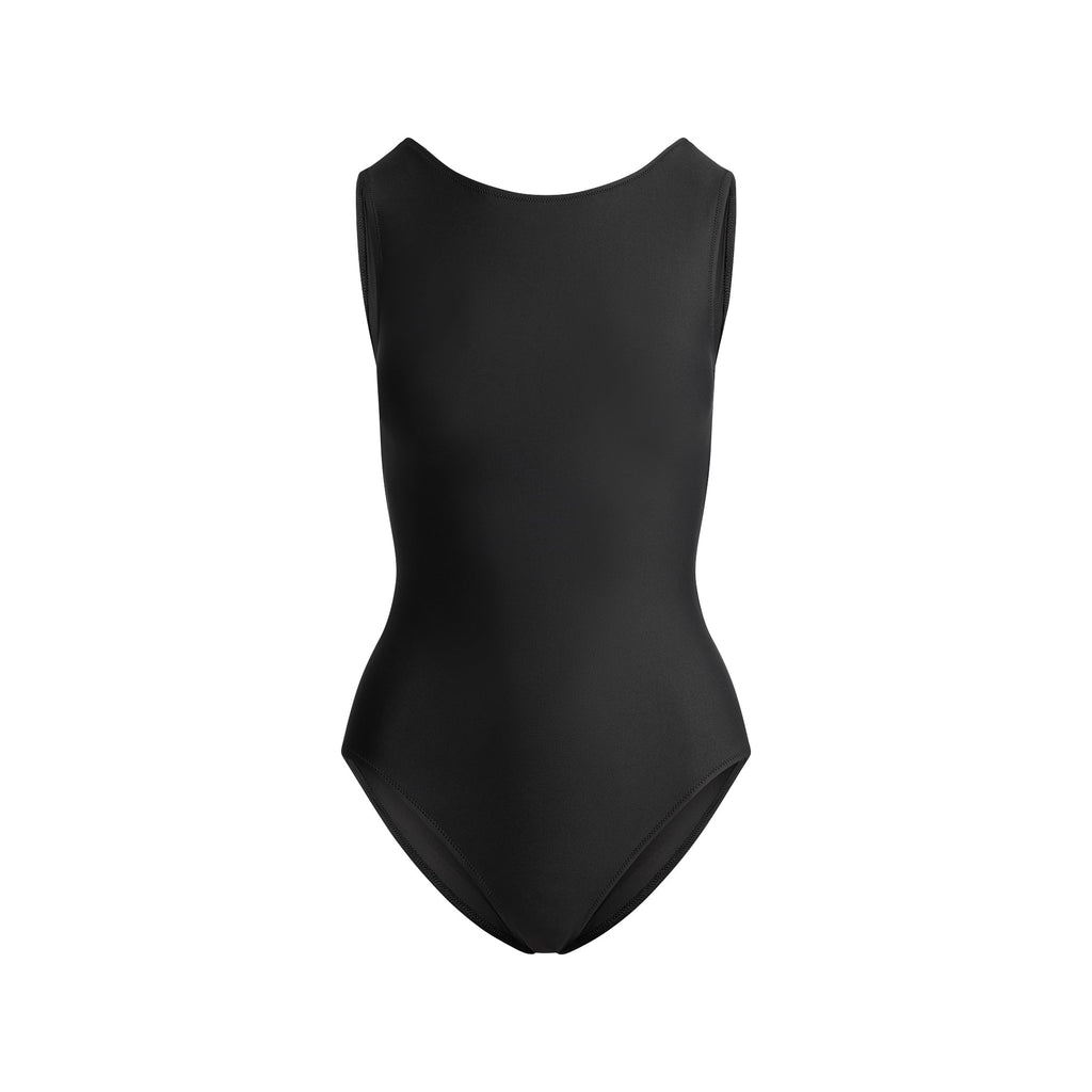 SIGNATURE SWIM HIGH NECK ONE PIECE | ONYX