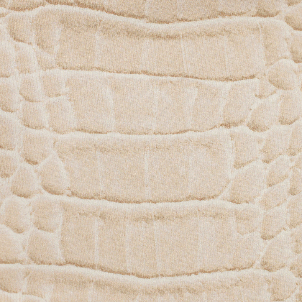 SIGNATURE SWIM HIGH-WAISTED BIKINI BOTTOM | EGRET CROCODILE PRINT