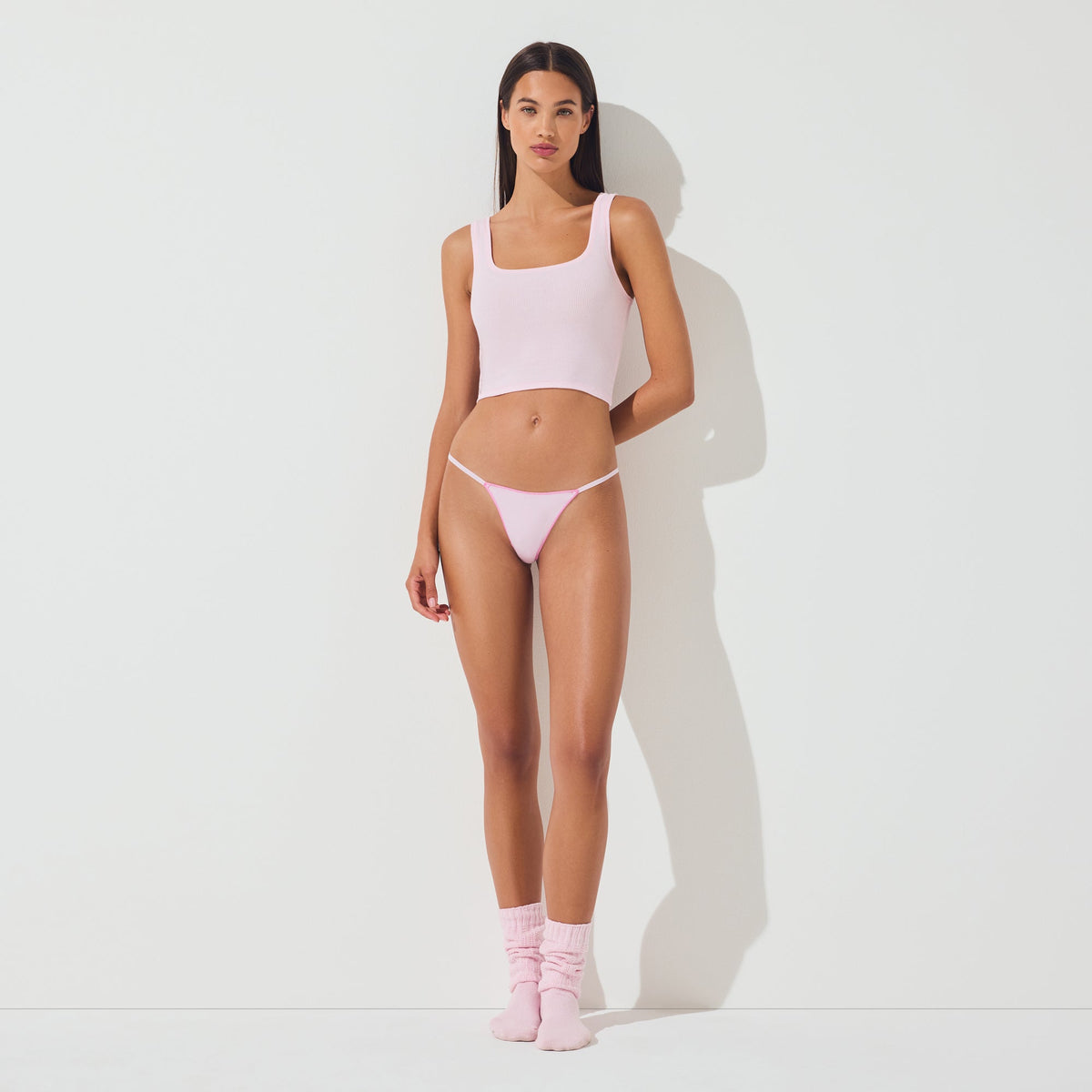 LIGHTWEIGHT COTTON STRING THONG 7-PACK | SNOW MINERAL MULTI