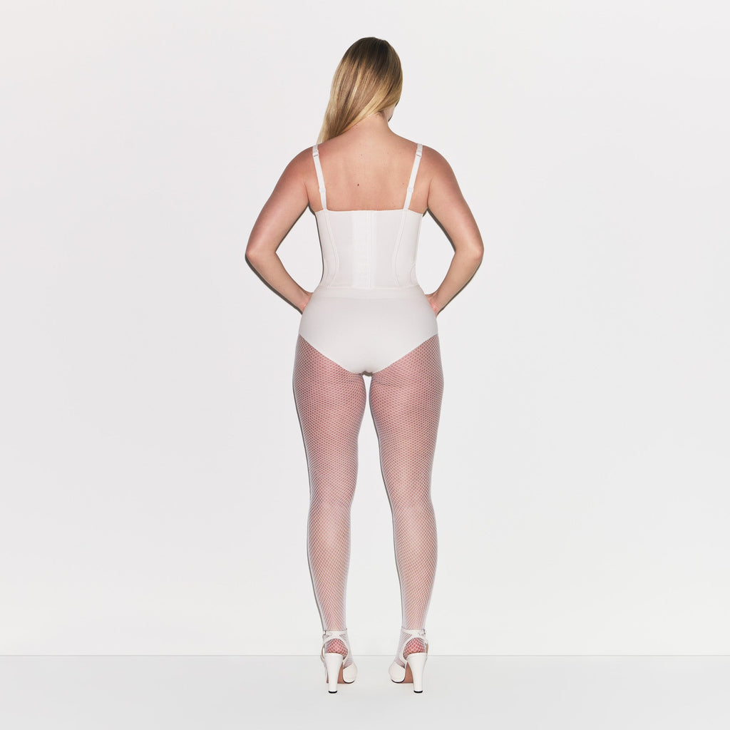 COTTON SHAPEWEAR CORSET | MARBLE