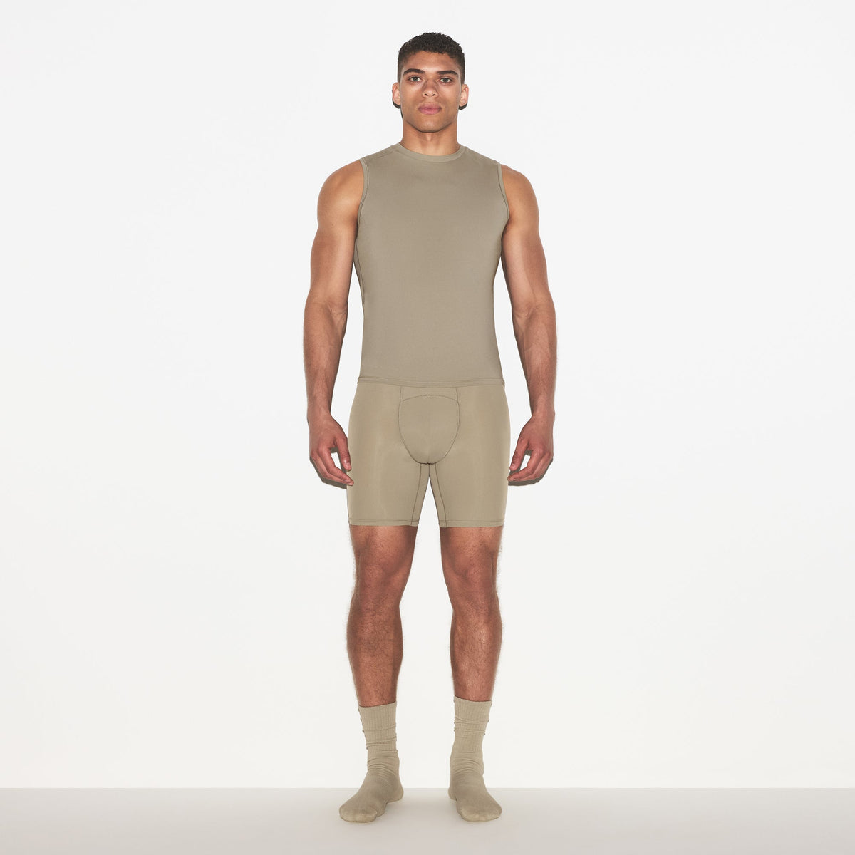SKIMS FLEX MENS MUSCLE TANK | DUNE