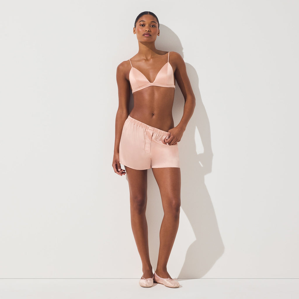 SILK LIGHTLY LINED TRIANGLE BRALETTE | VILLA